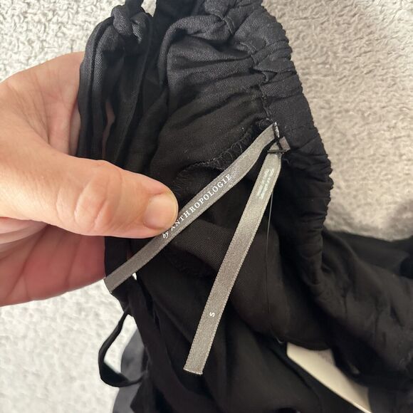 NWT Anthropologie Maxi Dress Women’s Size S Black Southwestern Aztec Embroidered - Picture 10 of 11